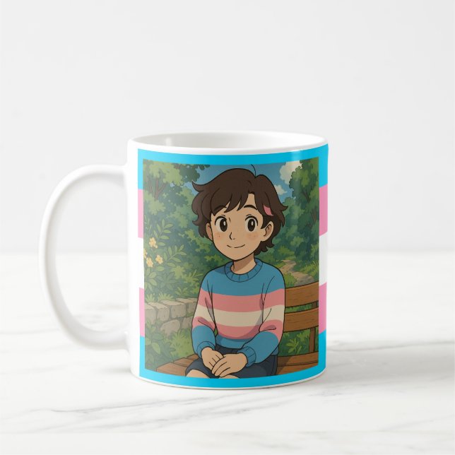 Mug Drapeau Transgenre | LGBTQIA+  (Gauche)