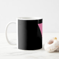 Drapeau triangle rose de SlipperyJoe drapeau rose