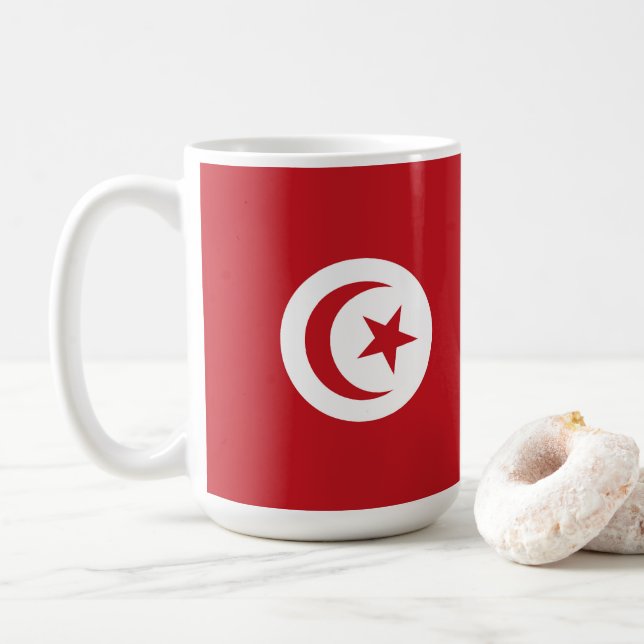 Mug Drapeau tunisien (Avec donut)