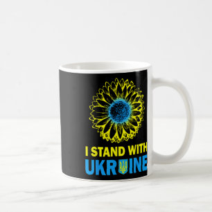 Mug Drapeau Ukraine Je suis avec Ukraine Tournesol Ukr