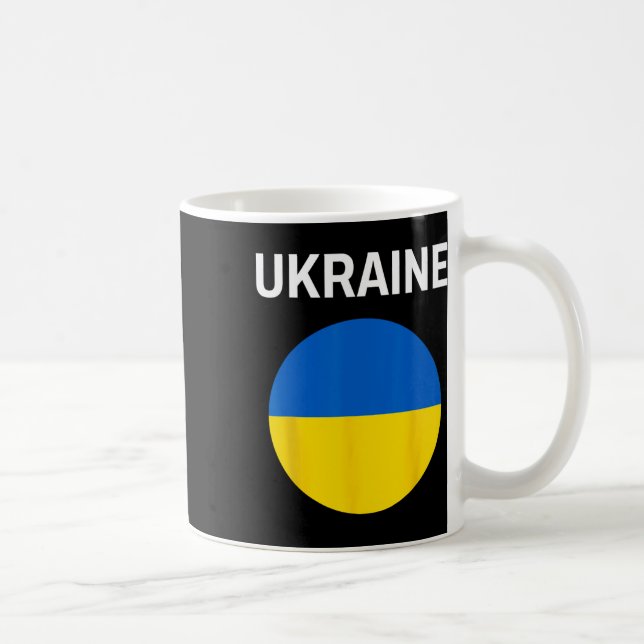 Mug Drapeau Ukraine Moderne 1  (Droite)