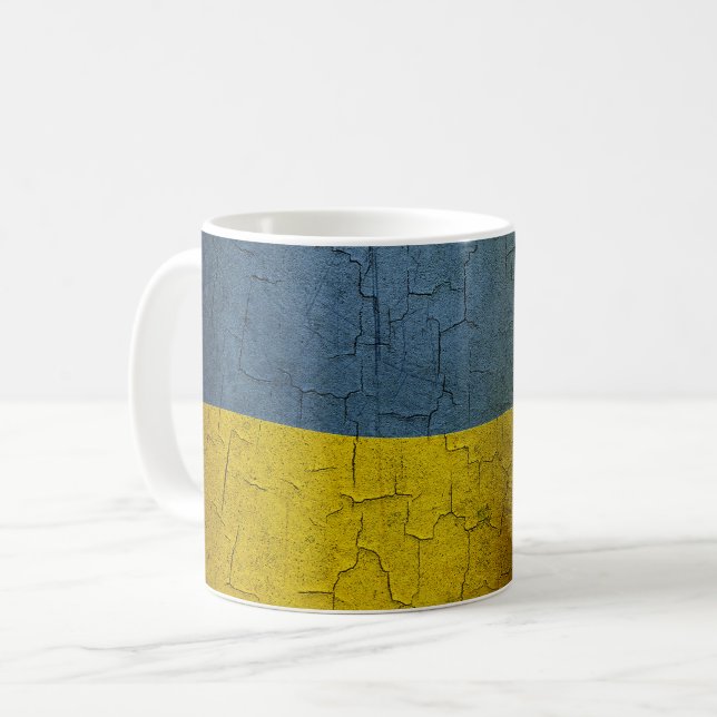 Mug Drapeau ukrainien (Devant gauche)