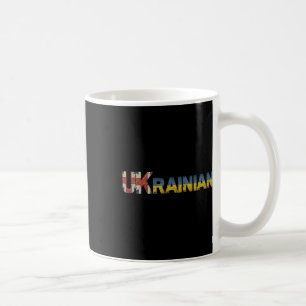 Mug Drapeau ukrainien Uk Ukraine Angleterre anglais Éc