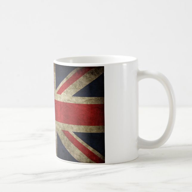 Mug Drapeau Union Jack britannique antique Royaume-Uni (Droite)