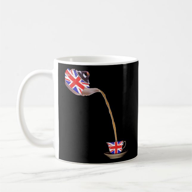 Mug Drapeau Union Jack de la théière du Royaume-Uni (Gauche)