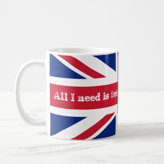Mug Drapeau Union Jack de thé du besoin de (Gauche)