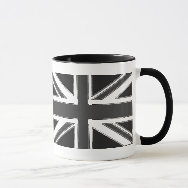 Mug Drapeau Union Jack du Royaume-Uni - Chrome (Droite)