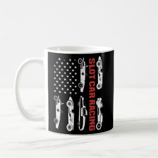 Mug Drapeau US Vintage Flot Car Racing