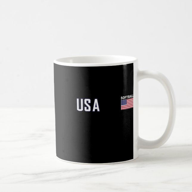 Mug Drapeau Usa Équipement D'équipe De Softll Femmes H (Droite)