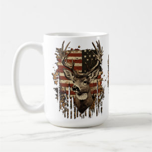 Mug Drapeau USA Saison Cerf, Buck