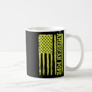 Mug Drapeau vintage américain catholique Premier pape