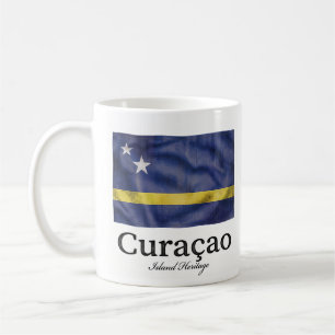 Mug Drapeau Vintage Curaçao Patrimoine des Caraïbes