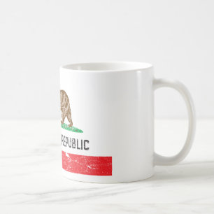 Mug Drapeau vintage de la Californie