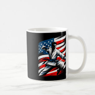 Mug Drapeau vintage Usa Distorsion Japonais Art Karate