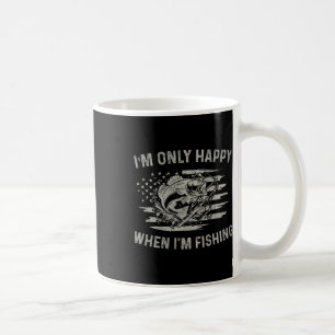 Mug Drapeau Vintage Usa Je Ne Suis Heureux Que Quand J