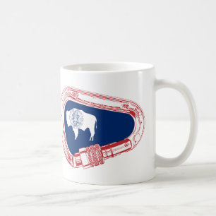 Mug Drapeau Wyoming Escalade Carabiner