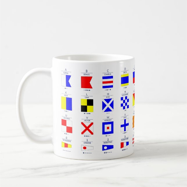 Mug Drapeaux marins (Gauche)