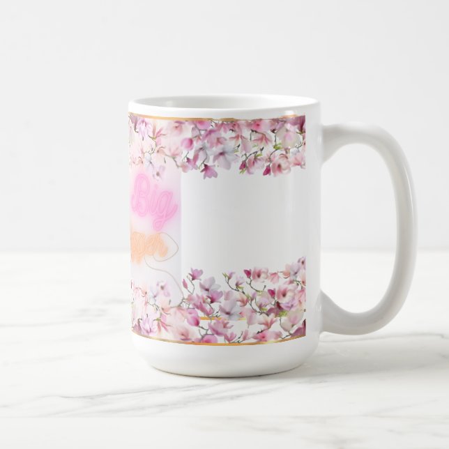 Mug Dream Big Brew plus grande florale de café Coupe - (Droite)