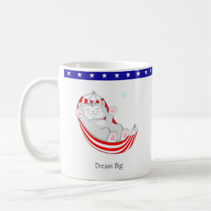 Mug Dream Big Cute Kitty Chat