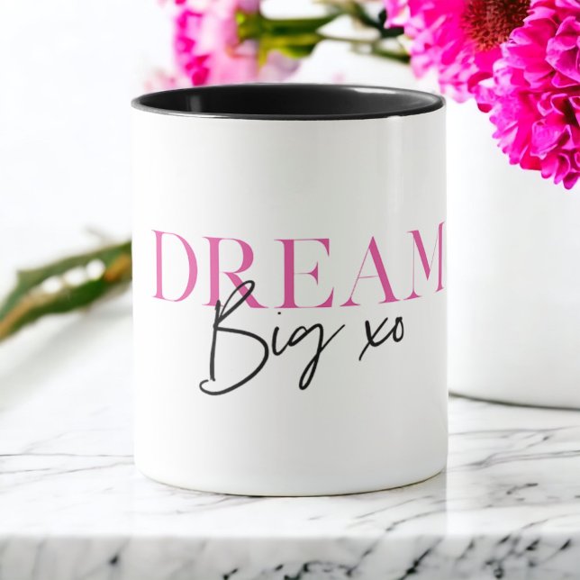 Mug Dream Big Inspirational Motivational (Créateur téléchargé)