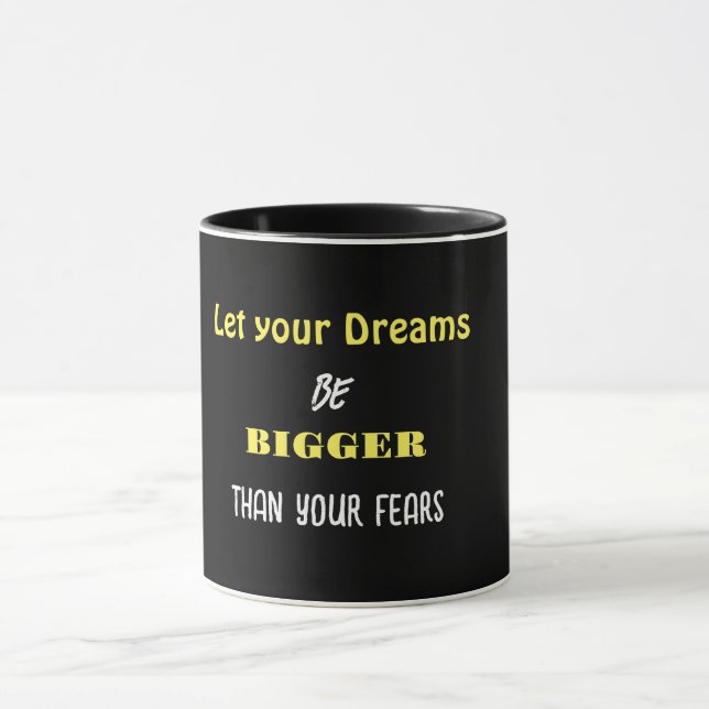 Mug Dream Big, Sip Plus Gros, Ultimate Motivational MU (Centre)