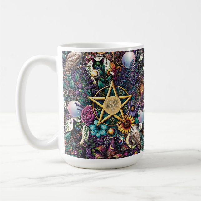 Mug Dreamer céleste Design mystique païen et nature (Gauche)