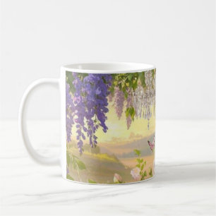 Mug Dreamy Floral sanctuaire baigné d'or heure lumière