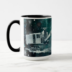Mug Dreamy Northwest Shovel Équipement lourd hiver