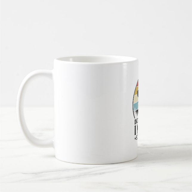Mug Dresseur de chiens, je fais asseoir, maillot vinta (Gauche)