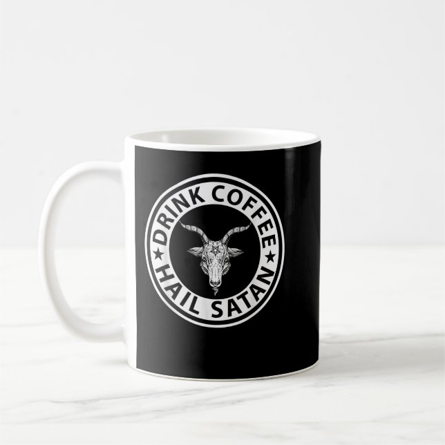 Mug Drink Coffee Hail Satan  (Gauche)