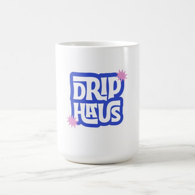 Mug Drip Haus – Logo Rétro Ludique (Centre)