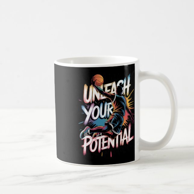 Mug Drip Sketll Libérez Votre Potentiel Slam Dunk Coul (Droite)