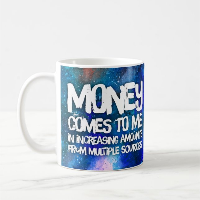 Mug Droit d'attraction Manifestation de l'argent Citat (Gauche)