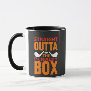 Mug Droit devant la boîte de pénalité Hockey