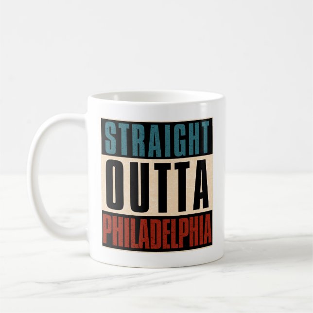 Mug Droite en direction de Philadelphie Pennsylvanie P (Gauche)