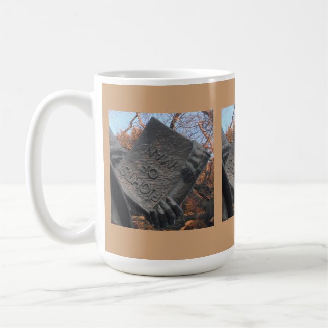 Mug Droits De L'Homme Détenus Par Thomas Paine Statue (Gauche)