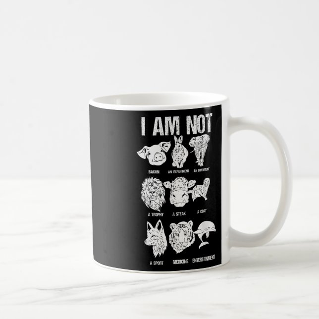 Mug Droits des Animaux Protection Animale Devenir Végé (Droite)