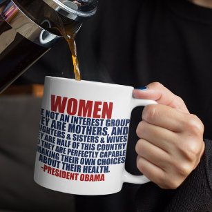 Mug Droits des femmes Citation d'Obama