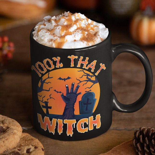 Mug Drôle 100% Cette Sorcière Halloween (Créateur téléchargé)
