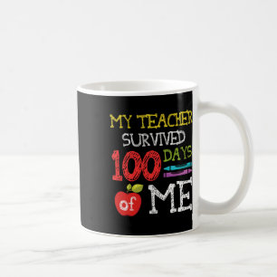 Mug Drôle 100 jours d'école Enfants 100e jour d'école