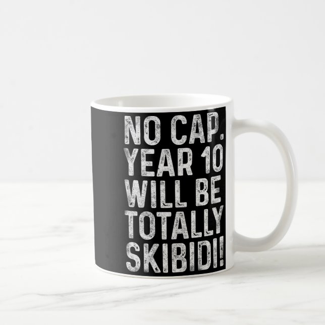 Mug Drôle 10 Ans Anniversaire Garçon 10e Anniversaire  (Droite)