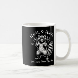 Mug Drôle 40e anniversaire Ét 1986 Sauvage & Quarante 