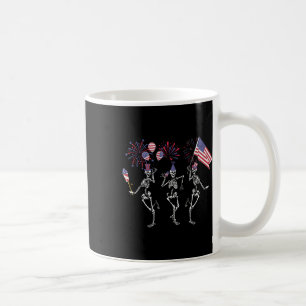 Mug Drôle 4 juillet Danser Skeletons Juillet Quatrième