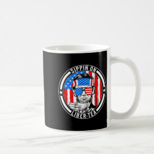 Mug Drôle 4 juillet en sirotant liber-té liberté usaF