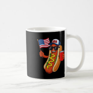 Mug Drôle 4 juillet hot dog Usa patriotique indépendan