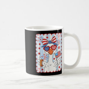 Mug Drôle 4 juillet Patriotique Silly Goose Américain 