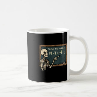 Mug Drôle 67 Mème Brainrot Blague Halloween Squelette