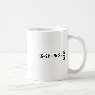 Mug Drôle 67 Mème Pemdas Prof de Maths Élémentaire Cer