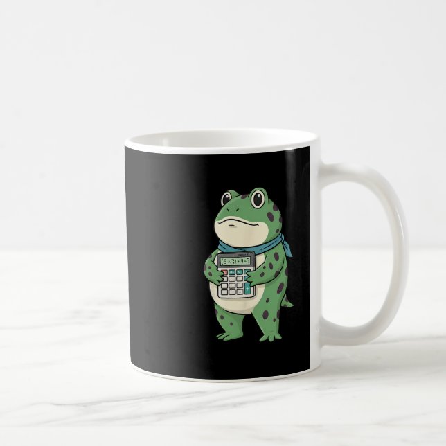 Mug Drôle 67 Meme Pemdas Prof de maths Six Sept Grenou (Droite)
