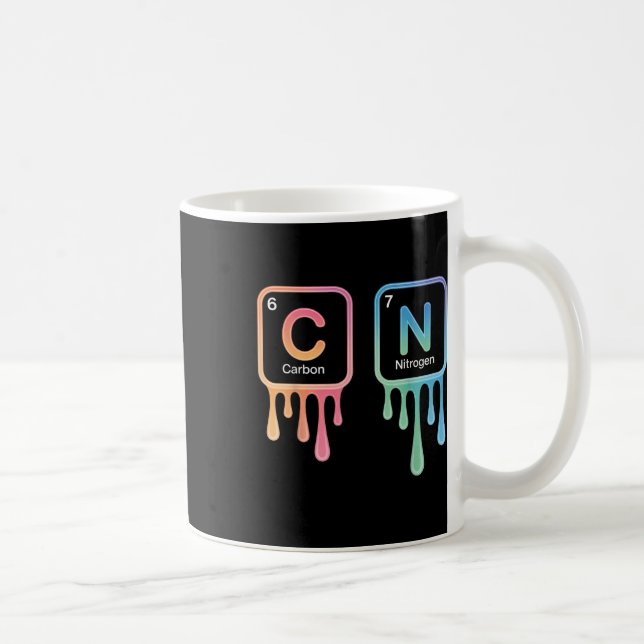 Mug Drôle 67 Mème Science Chimie Nerd Humour Périodiqu (Droite)
